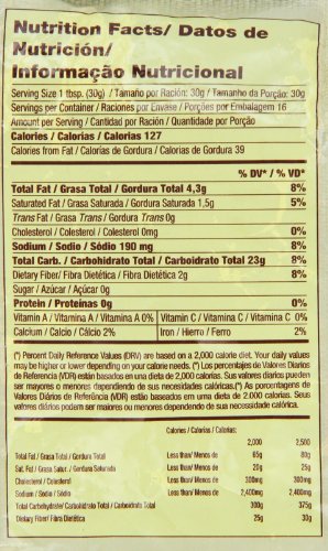 Yoki Seasoned Cassava Flour Farofa de Mandioca Pronta 400g, 14 Ounce (2 Pack)