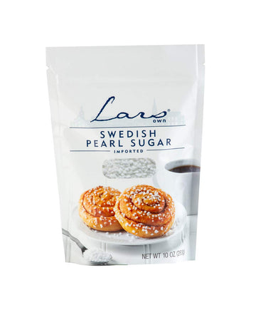 Lars' Own Swedish Pearl Sugar, 10-Ounce Packages (Pack Of 6)