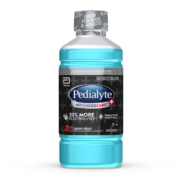 Pedialyte Advancedcare Plus Berry Frost, 33.8 Fl Oz Bottle