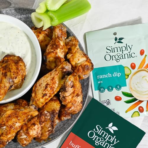 Simply Organic Ranch Dip Mix - Case Of 12 - 1.5 Oz.