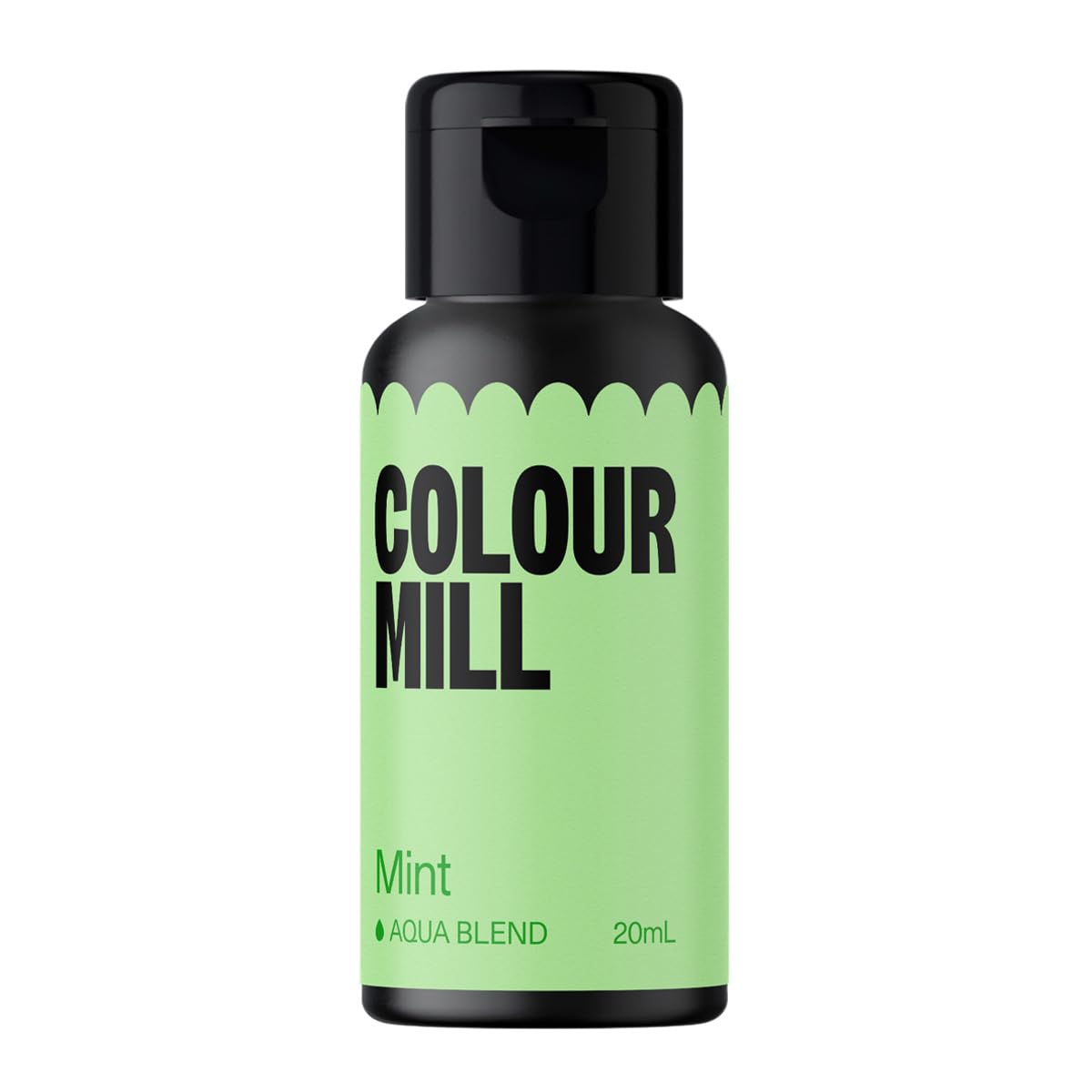 Colour Mill Aqua Blend Food Coloring, 20ml, Water-Based, Mint, Model CMA20MNT
