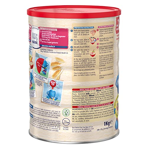Nestle Cerelac, Wheat With Milk, 2.2-Pound