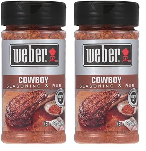 Weber Cowboy Seasoning, 5.6 Ounce Shaker (Pack Of 2)