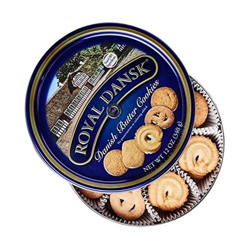 Ragold Danish Butter Cookies, Tin 12oz, Brown, Model OFX53005