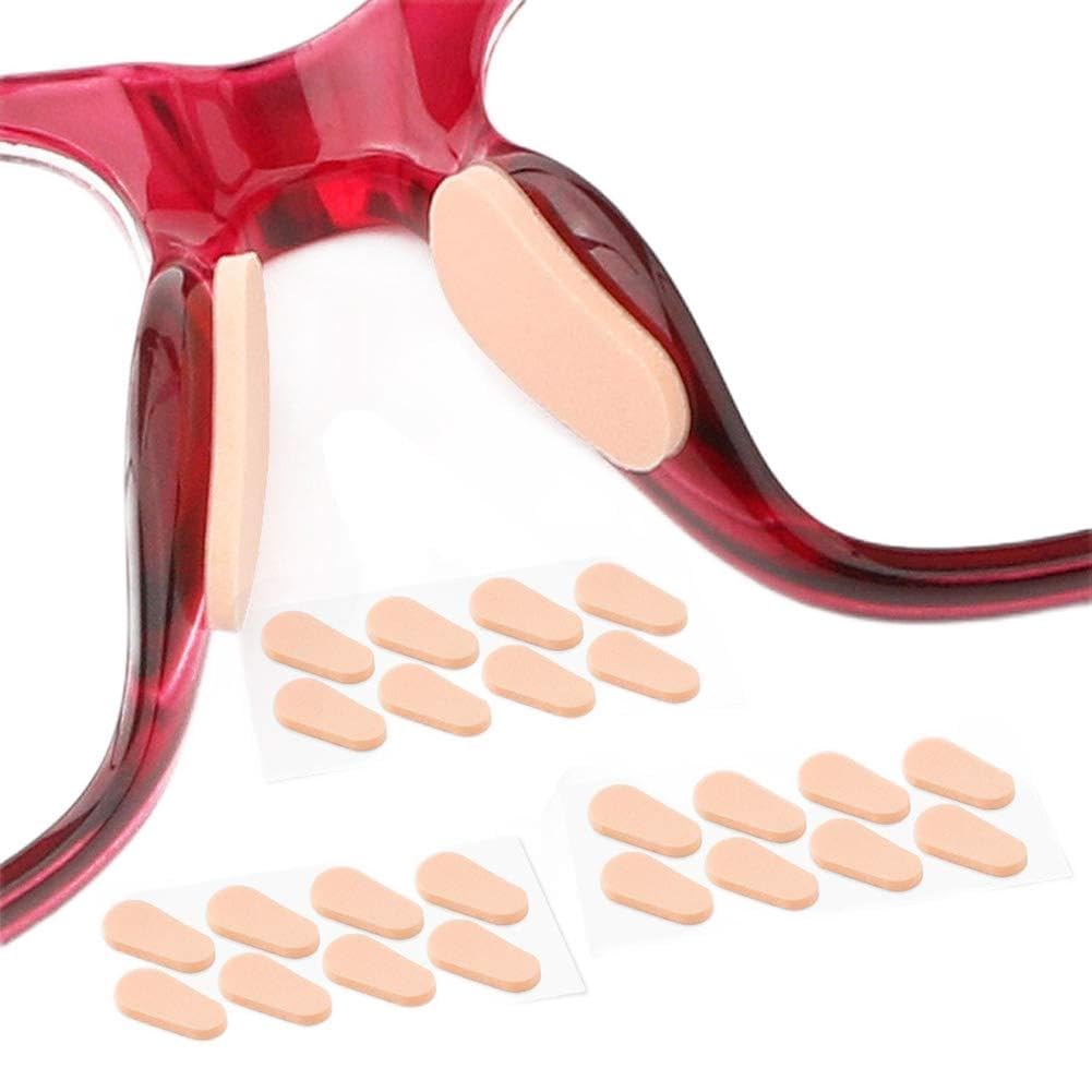 Soft Foam Nose Pads Self Adhesive Non-Slip Eyeglass Nose Pads, Thin Nosepads For Eyeglasses Sunglasses Glasses,12Pairs,1.5Mm Ski
