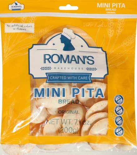 Romans Bakehouse Pita Bread Original Mini, 200g