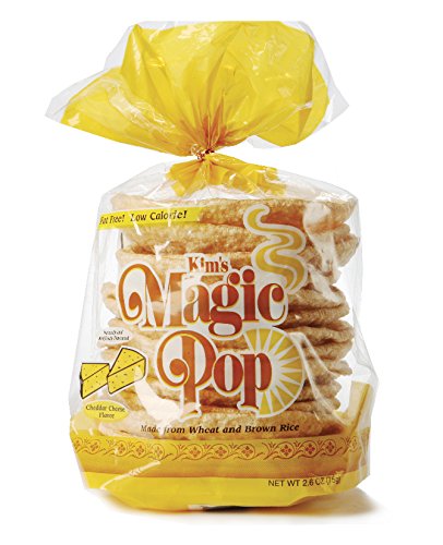 Kim'S Magic Pop Freshly Popped Rice Cakes | Keto | Cheddar Cheese Flavor | 12 Pack | Low Carb, Sugar Free, Fat Free, Natural, Mu