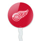 Graphics & More Detroit Red Wings Logo Cupcake Picks Toppers Decoration Set Of 6