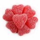 QUEEN CITY CANDY CAVE Sour Cherry Gummy Hearts - Sugar Dusted - 8 oz
