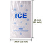 Belinlen 100 Pack 10 Lb. Plastic Drawstring Ice Bags 12 X 21 Inch Heavy-Duty Plastic Ice Bags With Plastic Drawstring (2Mil Thic