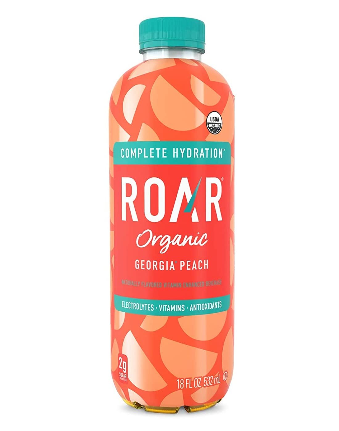 ROAR Organic Electrolyte Infusions Variety Pack - 4 Flavors, Low-Sugar, Coconut Water, 18 Fl Oz, Pack of 8