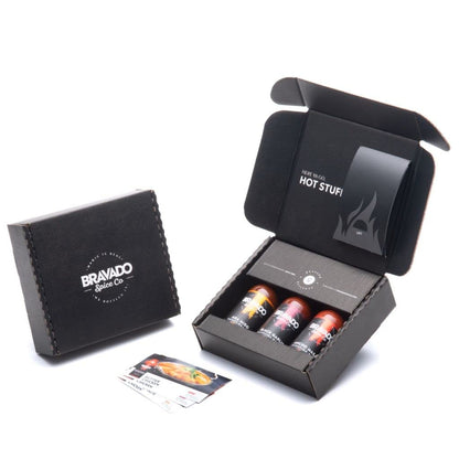 Carolina Reaper Bundle By Bravado Spice FEATURED ON HOT ONES Gluten Free, Vegan, Low Carb, Paleo Hot Sauce All Natural 5 oz Hot 