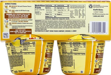 Velveeta Shells & Cheese Original Microwavable Macaroni and Cheese Cups (4 ct Pack, 2.39 oz Cups) (Pack of 4)