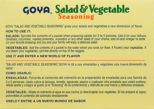 Goya Foods Salad And Vegetable Seasoning, 1.41 Ounce (Pack Of 24)