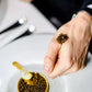 Majestic Collection - Premium Kaluga Sturgeon Black Caviar - 1.1 Oz / 30 G In Metal Jar - Kaluga Black Caviar With Classical Mal