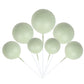 Rssta i Mini Balloons & Foam Balls Cake Toppers - 30 PCS, Blackish Green, Model XM402, DIY Inserts for Weddings & Parties