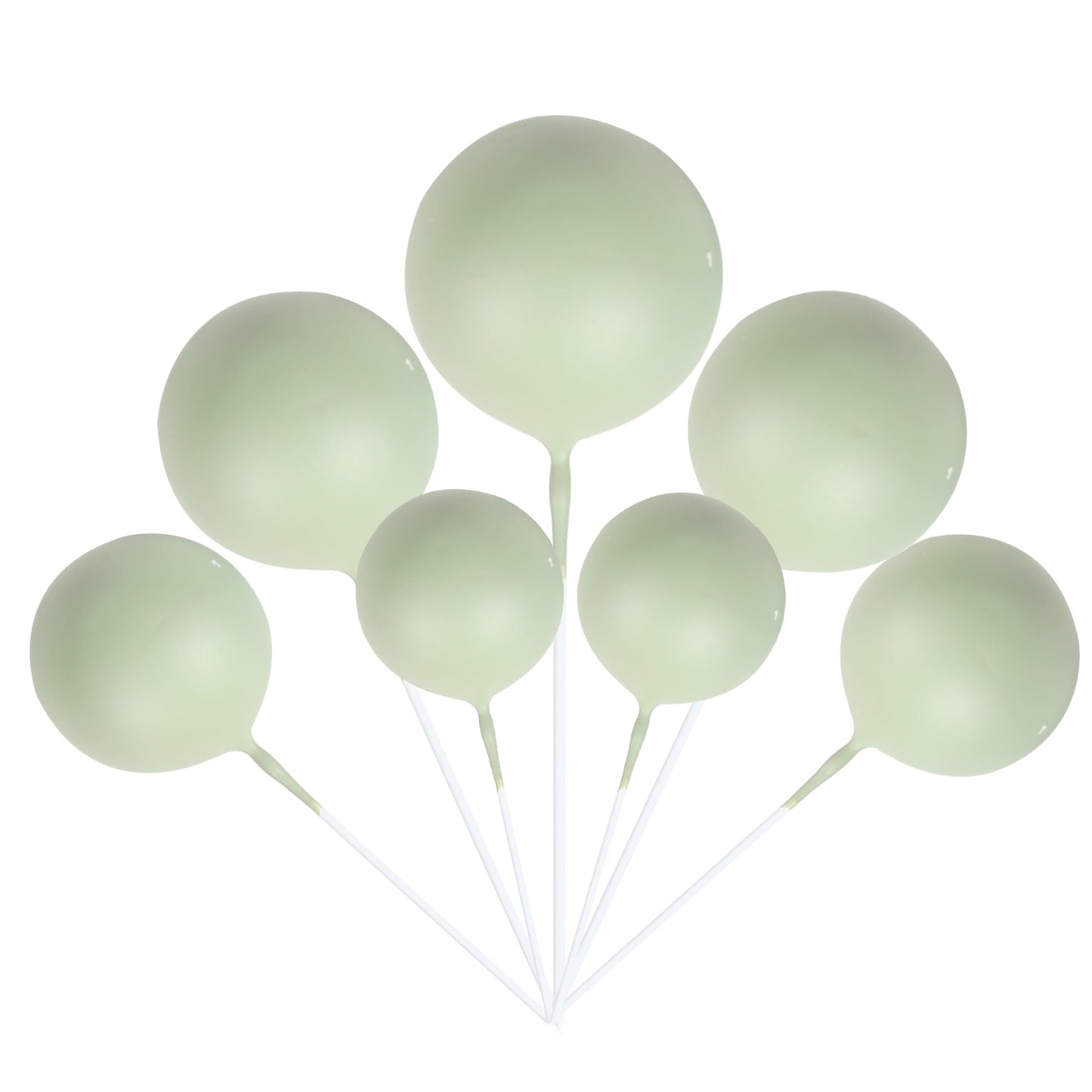 Rssta i Mini Balloons & Foam Balls Cake Toppers - 30 PCS, Blackish Green, Model XM402, DIY Inserts for Weddings & Parties