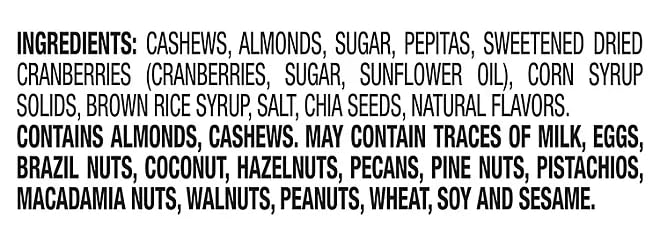 Member Mark Honey and Vanilla Flavored Nut and Fruit Clusters | 24 Ounces of Cashews, Almonds, Pepitas, Sweetened Dried Cranberr