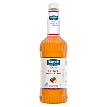 Knorr Hellmann's Classics French Salad Dressing Salad Bar Bottles Gluten Free, No Artificial Flavors or High Fructose Corn Syrup