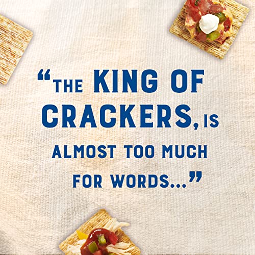 Triscuit Original Whole Grain Wheat Crackers, Vegan Crackers, Healthy Snacks, Bulk Lunch Snacks, 12 - 8.5 oz Boxes