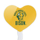 GRAPHICS & MORE North Dakota State Bison Cupcake Picks Set of 6, Acrylic, One Size, Heart Decoration