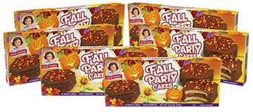 Little Debbie Fall Party Cakes, 6 Boxes, 30 Twin Wrapped Cakes, Chocolate 5 Count