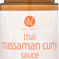 WATCHAREES Thai Curry Sauce, Massaman, 11.5 Fl Oz, Pack of 1