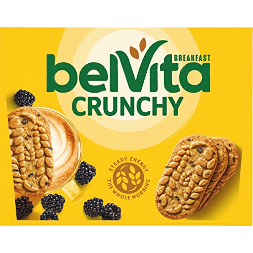 belVita Blueberry Breakfast Biscuits, Value Pack, 24 Packs (4 Biscuits Per Pack)