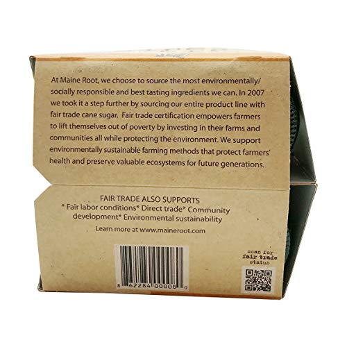 Maine Root Soda Ginger Brew, 12 Fl Oz, 4 Pack, Model 0862284000080