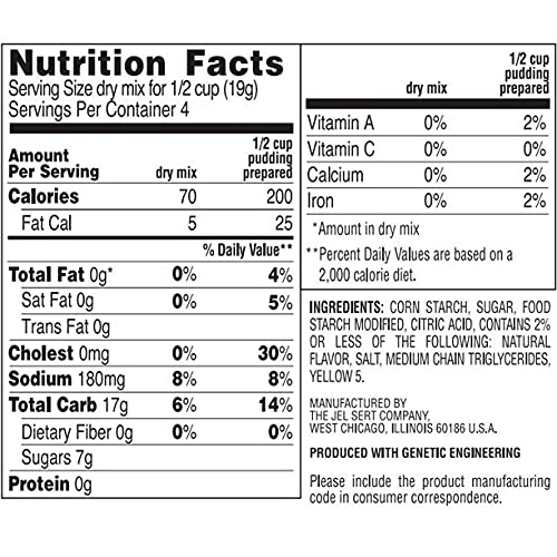 My-T-Fine Lemon Pudding and Pie Filling, 2.75 OZ, Pack of 36