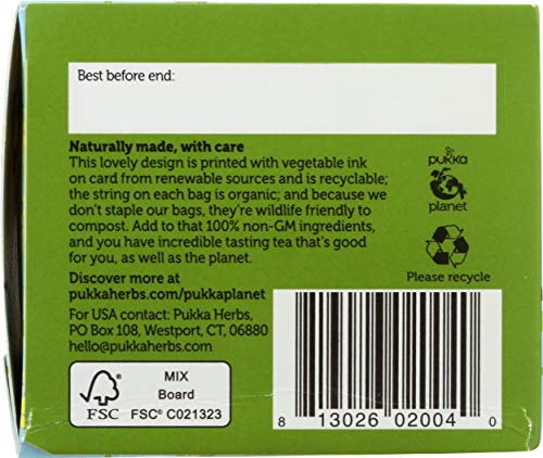 Pukka Three Fennel, Organic Herbal Tea (6 Pack, 120 Tea Bags)