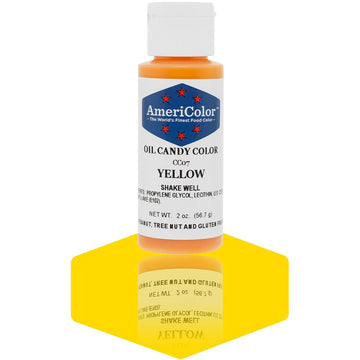 AmeriColor Candy Oil Food Color, 2-Ounce, Yelllow