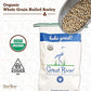 Great River Organic Milling Organic Hulled Barley Grain | Whole Grain Barley for Home Milling, Cooking, and Baking | High Fiber,
