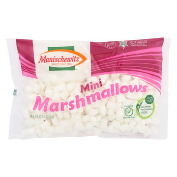 Manischewitz Gluten Free Mini Marshmallows 10oz (2 Pack) | Fat Free, Low Sodium, No Cholesterol, Meat Free, Kosher for Passover 