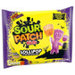 SOUR PATCH KIDS Orange & Purple Halloween Candy Lollipops with Sour Candy Dipping Powder, 20 Lollipops