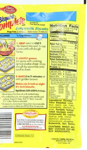 Bisquick Complete Mix - Buttermilk - 7.5 Ounce (Pack Of 4)