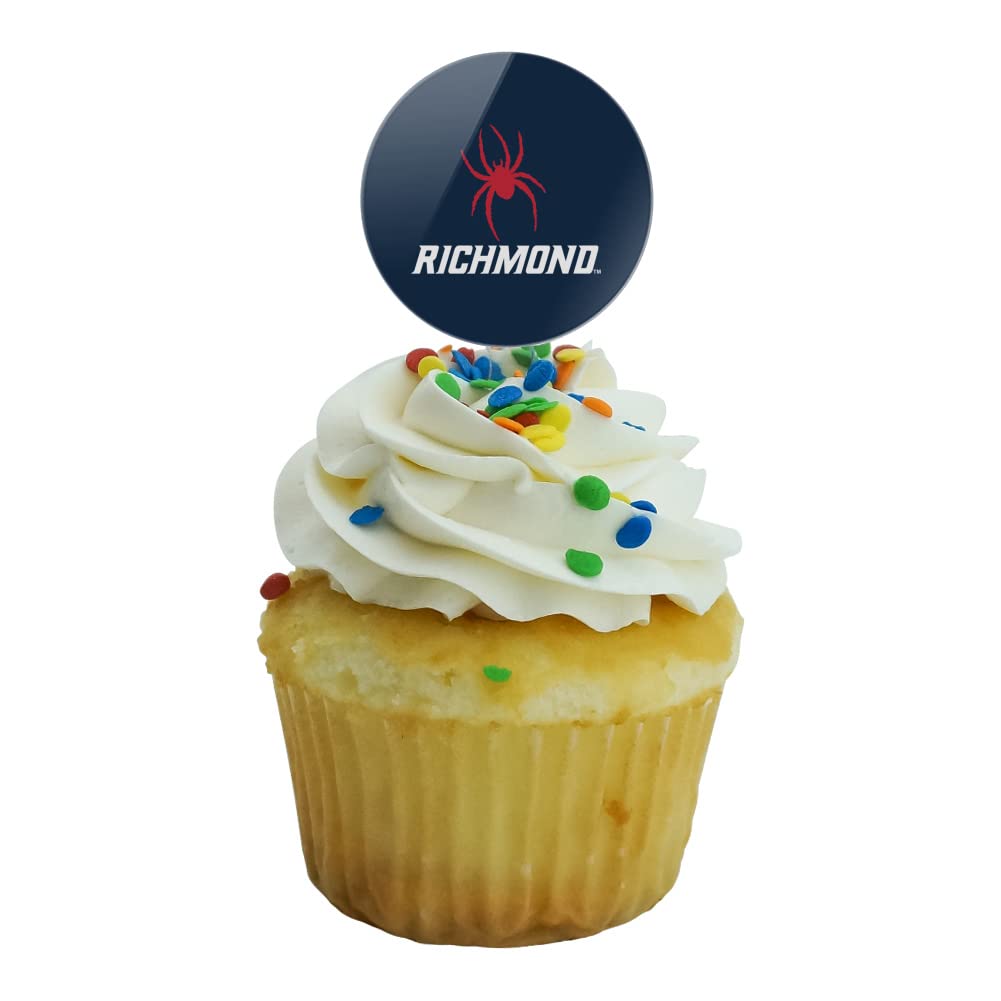 U Of Richmond Primary Logo Cupcake Picks Toppers Decoration Set Of 6