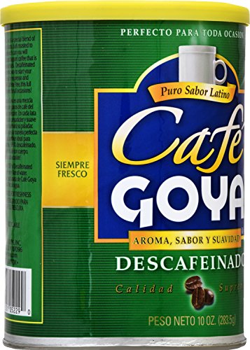 Goya Foods Decaffeinated Espresso Coffee  10 Ounce Can (Pack of 12)