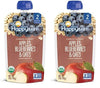Happy Baby Organic Baby Food, Apples, Blueberries & Oats, 4 Oz (Pack Of 2)