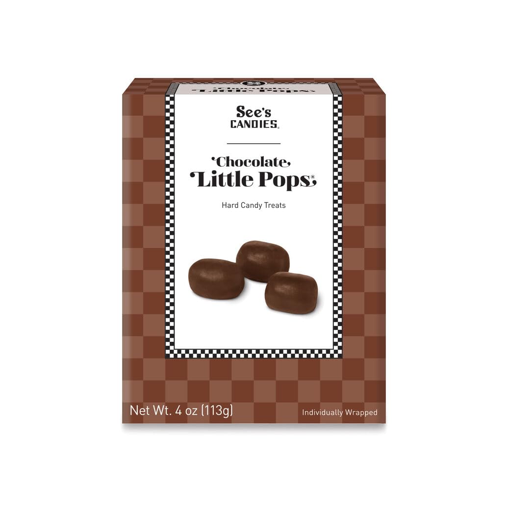 Sees Candies Little Pops Chocolate - 4 oz (Pack of 1)