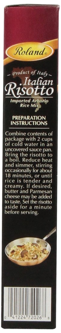 Roland Foods Italian Risotto, Porcini Mushroom, 5.8 Ounce (Pack of 6)