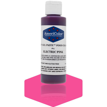 Americolor Soft Gel Paste Food Color, 4.5-Ounce, Electric Pink