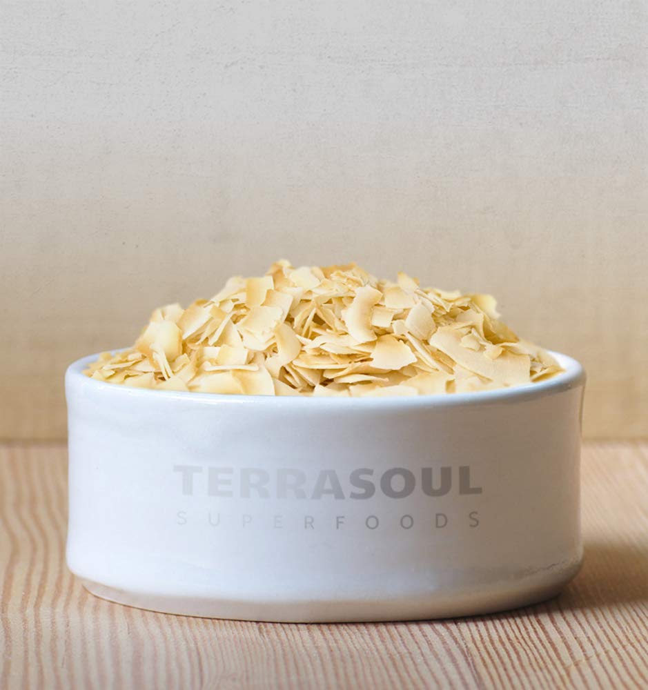 Terrasoul Superfoods Organic Toasted Coconut Chips, Pack of 3 (2.25 Lbs) - Unsweetened | Unsalted | Perfectly Toasted Coconut