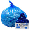 Reli. Supervalue 16-25 Gallon Recycling Bags  120 Count  Blue Trash Bags