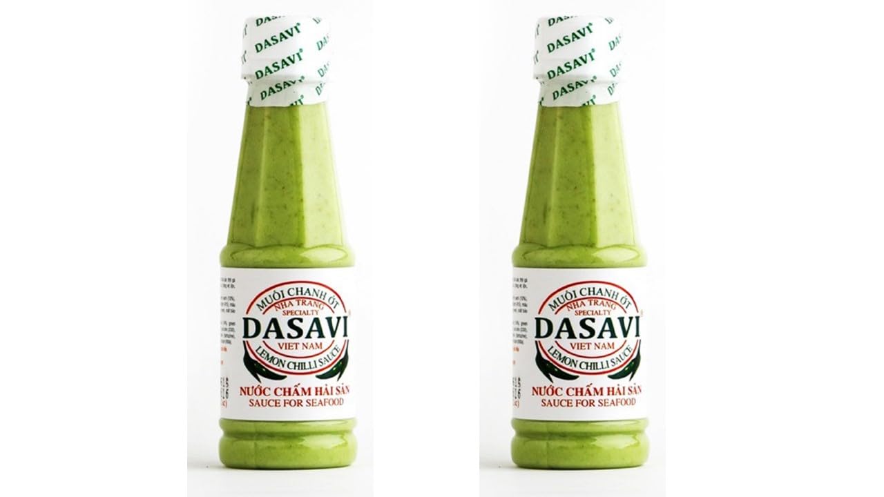 2 Packs - Lemon Green Chili Sauce - Sot Muoi Chanh Ot Xanh - 9.2 Oz
