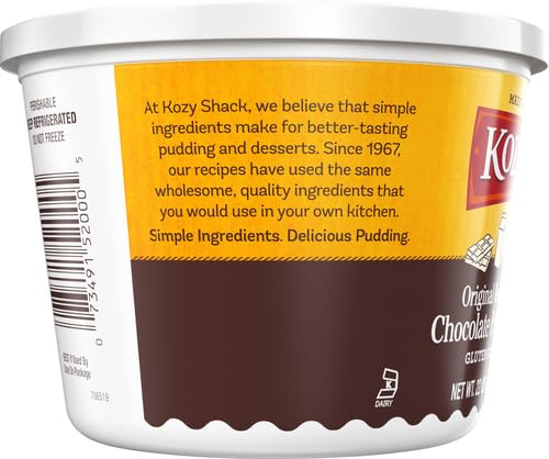 Kozy Shack Original Recipe Chocolate Pudding, 22 oz Tub