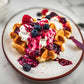 Authentic Imported Pearl Sugar Belgian Waffles (Traditional, [4X] 100G Waffles)