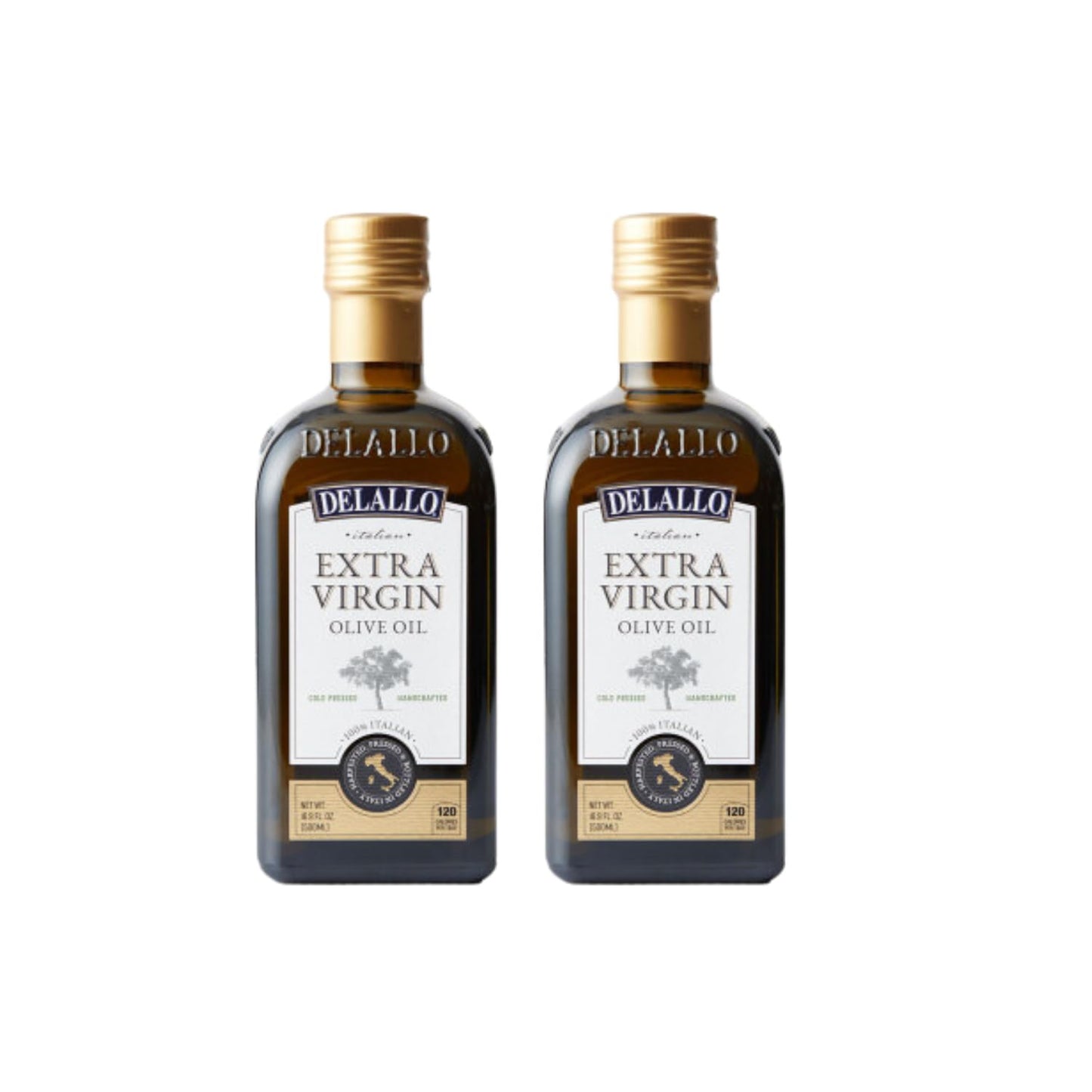 DeLallo Extra Virgin Olive Oil, 16.9 oz Bottle, Imported from Italy, Ideal for Cooking and Dressings