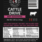 Casa M Spice Co Cattle Drive Beef Seasoning  Very Low Sodium  No Msg  Gluten Free  Keto-Friendly  Bbq Spices (Original, Stainles