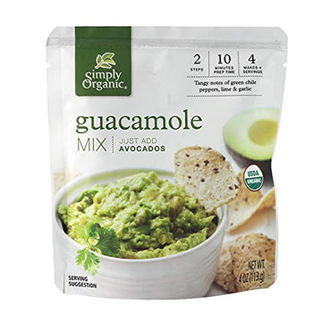 Simply Organic Guacamole Mix Sauce Certified Organic  4 Oz